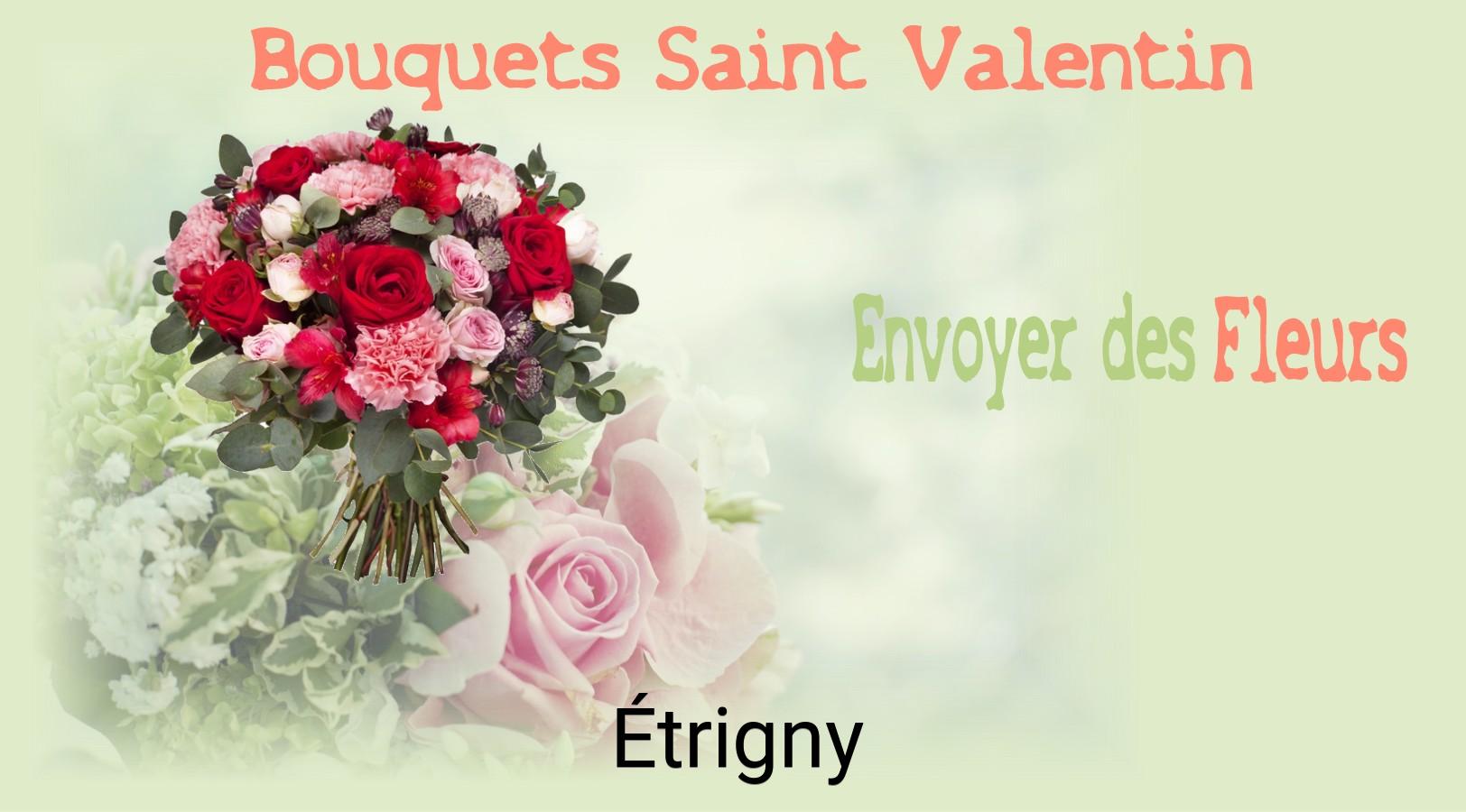 Roses de Saint-Valentin livrées à Étrigny